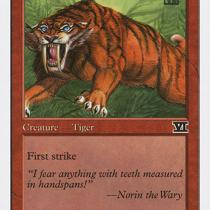 Sabretooth Tiger [Classic Sixth Edition]