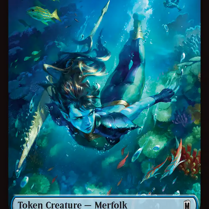 Wall (003) // Merfolk (006) Double-Sided Token [Marvel Super Heroes Commander Tokens]