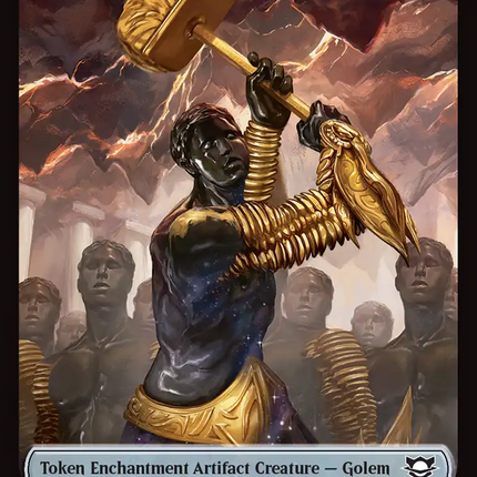 Shapeshifter // Golem (0013) Double-Sided Token [Edge of Eternities Commander Tokens]
