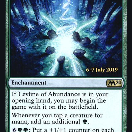 Leyline of Abundance [Core Set 2020 Prerelease Promos]