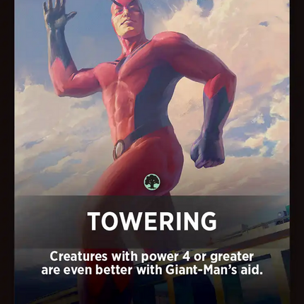 Towering Theme Card [Marvel Super Heroes Commander]