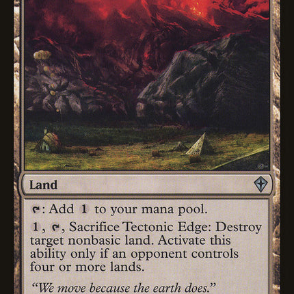 Tectonic Edge [Worldwake]