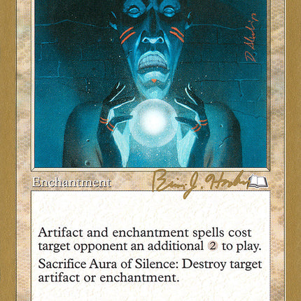 Aura of Silence (Brian Hacker) [World Championship Decks 1998]