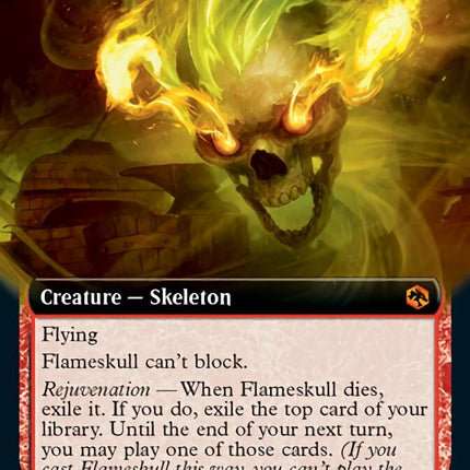 Flameskull (Extended Art) [Dungeons & Dragons: Adventures in the Forgotten Realms]
