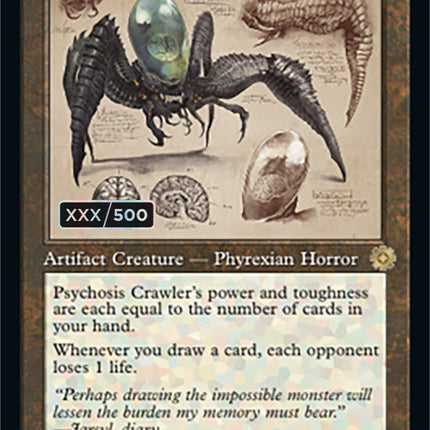 Psychosis Crawler (Retro Schematic) (Serialized) [The Brothers' War Retro Artifacts]