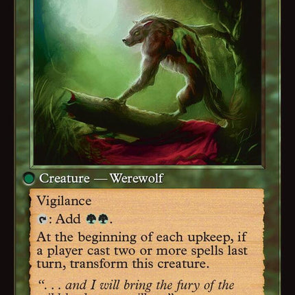 Scorned Villager // Moonscarred Werewolf (Retro Frame) [Innistrad Remastered]