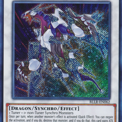 Crystal Wing Synchro Dragon [BLLR-EN062] Secret Rare