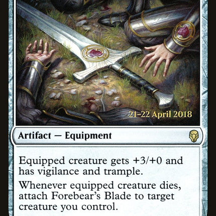 Forebear's Blade [Dominaria Prerelease Promos]