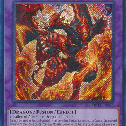 Alba-Lenatus the Abyss Dragon [DIFO-EN035] Secret Rare