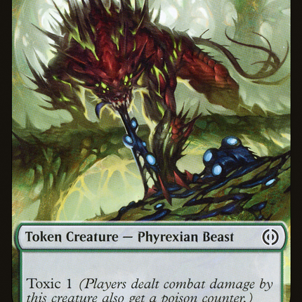 Phyrexian Beast Token [Phyrexia: All Will Be One Tokens]