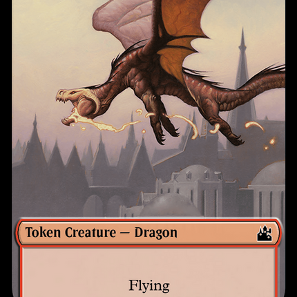 Bird // Dragon Double-Sided Token [Ravnica Remastered Tokens]