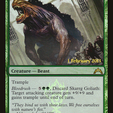 Skarrg Goliath (Launch) [Gatecrash Prerelease Promos]