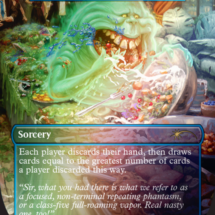 Slimer's Feast - Windfall (Rainbow Foil) [Secret Lair Drop Series]