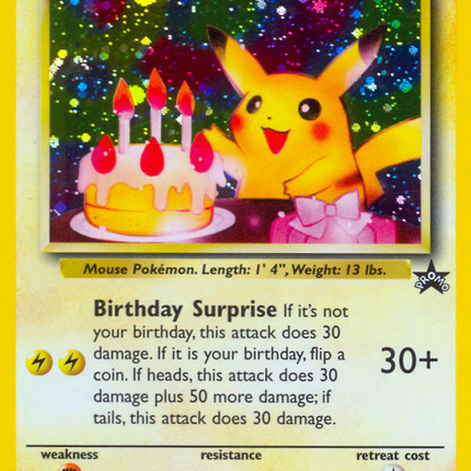 _____'s Pikachu (24) (Birthday Pikachu) [Wizards of the Coast: Black Star Promos]