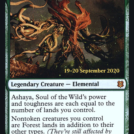 Ashaya, Soul of the Wild [Zendikar Rising Prerelease Promos]