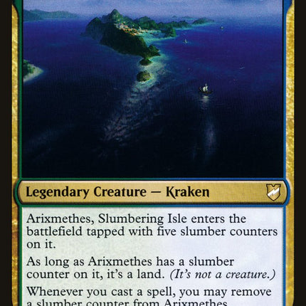 Arixmethes, Slumbering Isle [Commander 2018]