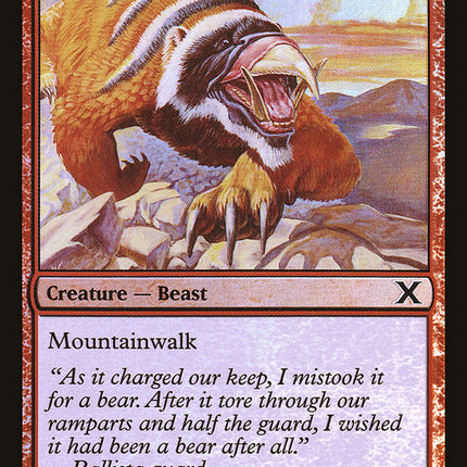 Rock Badger (Premium Foil) [Tenth Edition]