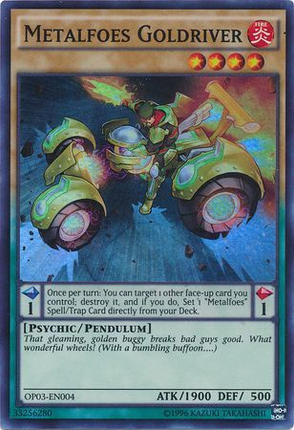 Metalfoes Goldriver [OP03-EN004] Super Rare