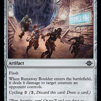 Runaway Boulder [The Lost Caverns of Ixalan]