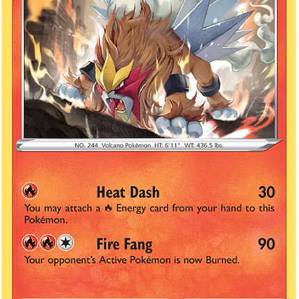 Entei (020/163) [Sword & Shield: Battle Styles]