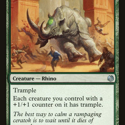 Crowned Ceratok [Duel Decks: Heroes vs. Monsters]