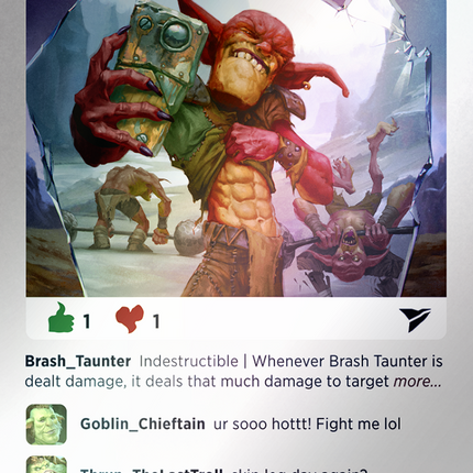 Brash Taunter (Rainbow Foil) [Secret Lair Drop Series]