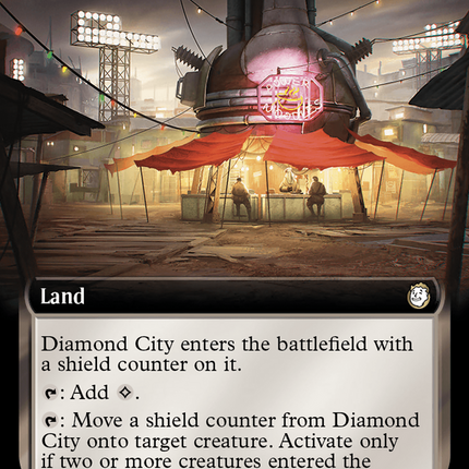 Diamond City (Extended Art) (Surge Foil) [Fallout]