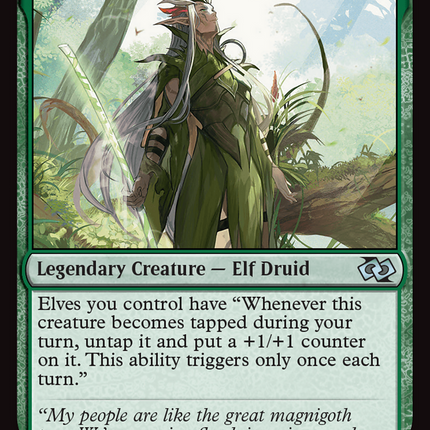 Dionus, Elvish Archdruid (Anime) [Foundations Jumpstart]