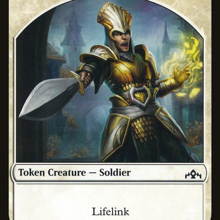 Soldier // Soldier Double-Sided Token [Guilds of Ravnica Guild Kit Tokens]