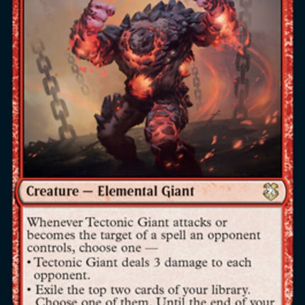 Tectonic Giant [Dungeons & Dragons: Adventures in the Forgotten Realms Commander]