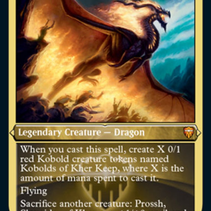 Prossh, Skyraider of Kher (Etched Foil) [Commander Legends]