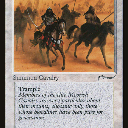 Moorish Cavalry (Dark Mana Cost) [Arabian Nights]