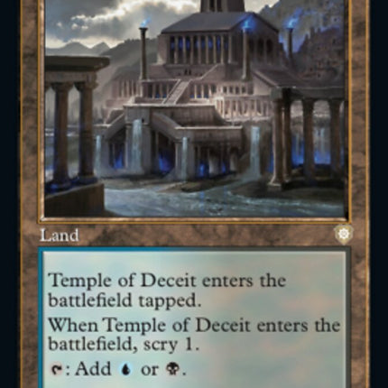 Temple of Deceit (Retro) [The Brothers' War Commander]