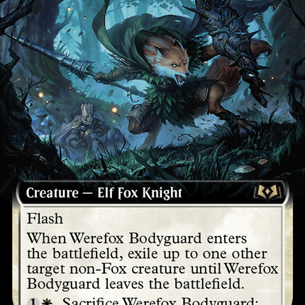 Werefox Bodyguard (Extended Art) [Wilds of Eldraine]