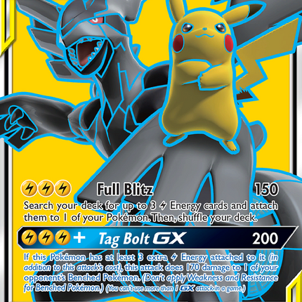 Pikachu & Zekrom GX (162/181) [Sun & Moon: Team Up]