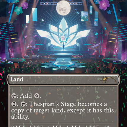 Thespian's Stage (Rainbow Foil) [Secret Lair Drop Series]