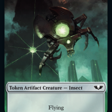 Necron Warrior // Insect Double-Sided (Surge Foil) [Warhammer 40,000 Tokens]