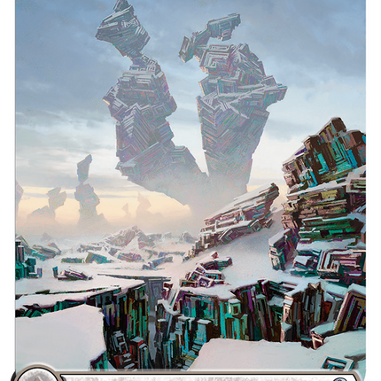 Snow-Covered Wastes (White Border) [Mystery Booster 2]