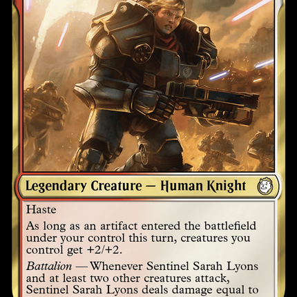 Sentinel Sarah Lyons [Fallout]