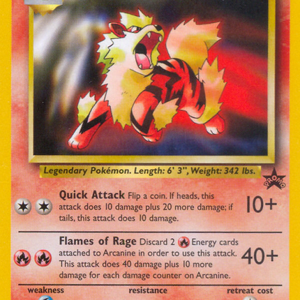 Arcanine (6) [Wizards of the Coast: Black Star Promos]