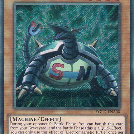 Electromagnetic Turtle [YGLD-ENA00] Secret Rare