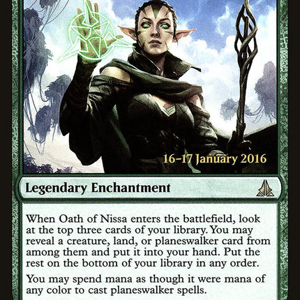 Oath of Nissa [Oath of the Gatewatch Prerelease Promos]