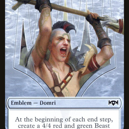 Domri, Chaos Bringer Emblem [Ravnica Allegiance Tokens]