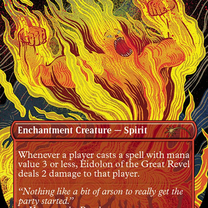 Eidolon of the Great Revel (Borderless) [Secret Lair Drop Series]