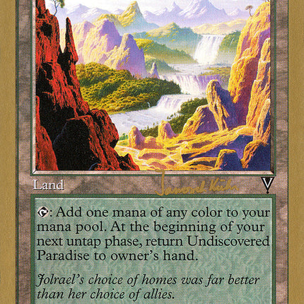 Undiscovered Paradise (Janosch Kuhn) [World Championship Decks 1997]
