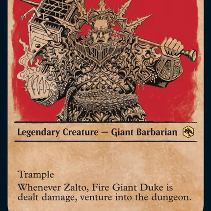 Zalto, Fire Giant Duke (Showcase) [Dungeons & Dragons: Adventures in the Forgotten Realms]