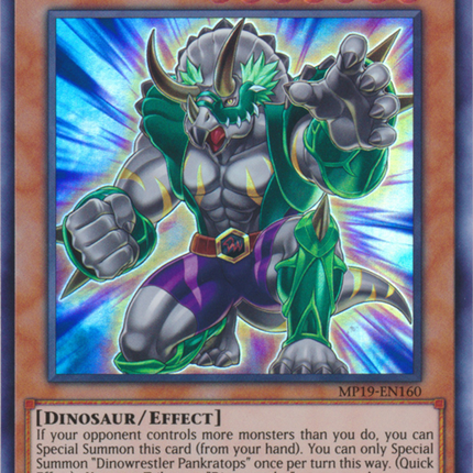 Dinowrestler Pankratops [MP19-EN160] Ultra Rare