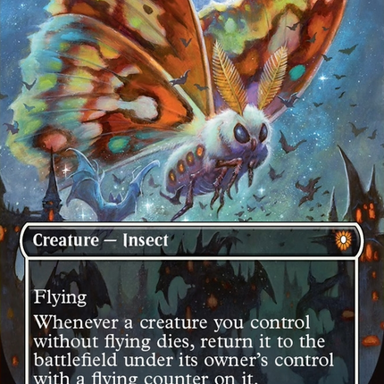 Luminous Broodmoth (Borderless) [Bloomburrow Commander]