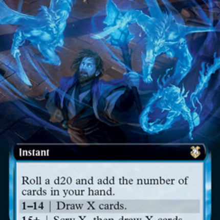 Diviner's Portent (Extended Art) [Dungeons & Dragons: Adventures in the Forgotten Realms Commander]