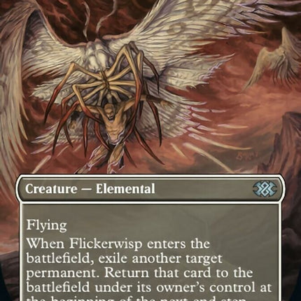 Flickerwisp (Borderless Alternate Art) [Double Masters 2022]
